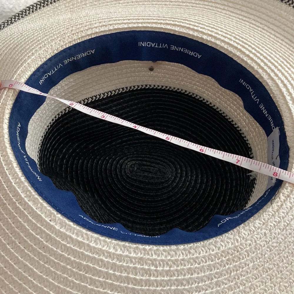 Adrienne Vittadini Black and Ivory Hat - Picture 11 of 13
